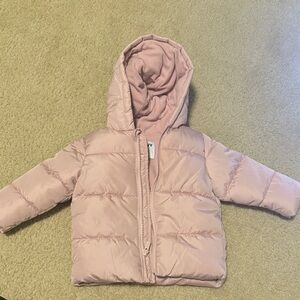 Old Navy Blush Hooded Puffer Jacket